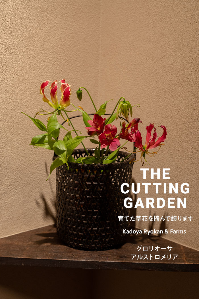 pف@p_@Kadoya Ryokan & Farms@JbeBOK[f@CUTTING@GARDEN@ĂԂEŏ܂
