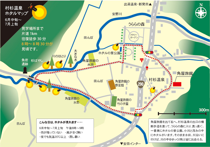 村杉ホタルマップ